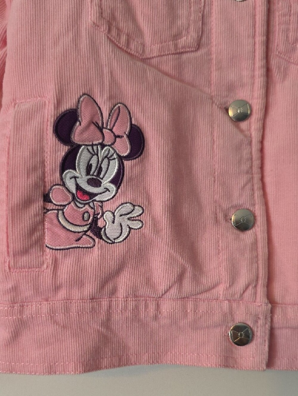 Disney Pink Minnie Mouse Sherpa-Lined Kids Jacket. Size 4 - Picture 2 of 7